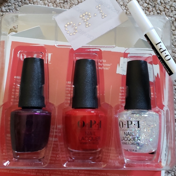 3 Opi set w/ Swarovski crystals includes glue - Picture 7 of 14